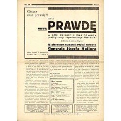 Zwrot. Prawo, prawda, praca. Tygodnik. R.1 (1937). Nr 15 (14 listopada 1937)