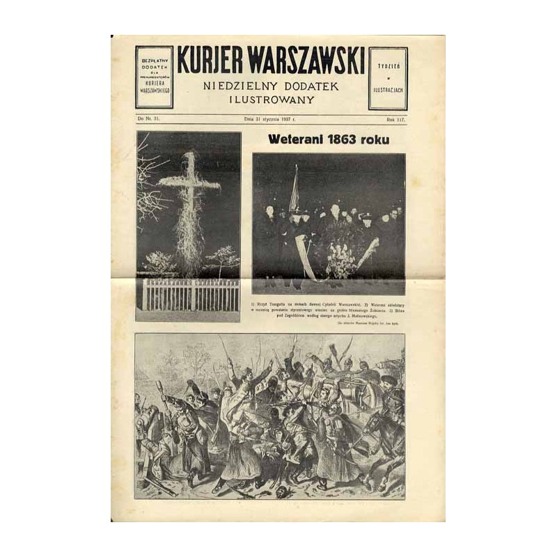 Kurjer Warszawski. Niedzielny dodatek ilustrowany. R.117 (1937). Nr 31 (31 stycznia 1937)