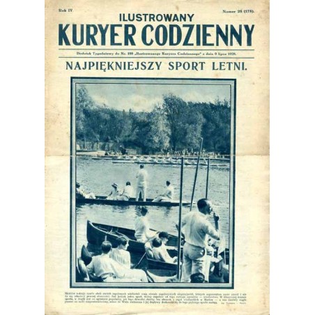 Ilustrowany Kurier Codzienny. Bezpłatny dodatek tygodniowy "Ilustrowanego Kuriera Codziennego" do nr 188. R.4 (1928). Nr 28 (178