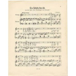 Ein Schütz bin ich. Aus der Oper: "Das Nachtlager von Granada."