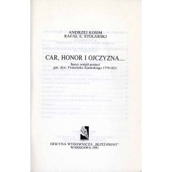 Car, Honor i Ojczyzna... Spory wokół postaci gen. dyw. Franciszka Żymirskiego 1779-1831