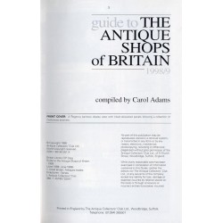 Guide to the Antique Shops of Britan 1998/9