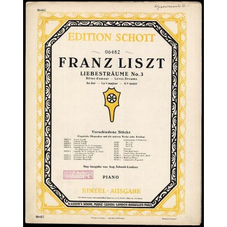 Liebesträume. O Lieb'