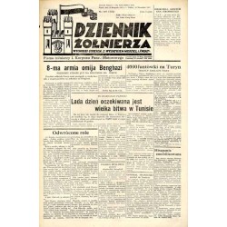Dziennik Żołnierza. [...] Pismo żołnierzy I. Korpusu Panc.-Motorowego. R.3 (1942). Nr 169 (702) (20 listopada 1942)