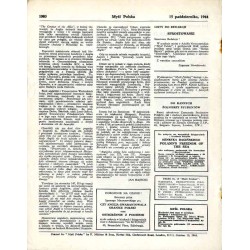 Myśl Polska. Dwutygodnik poświęcony życiu i kulturze narodu  Polish Thought. Fortnightly review. [R.4] (1944). Nr 79 (15 paździ