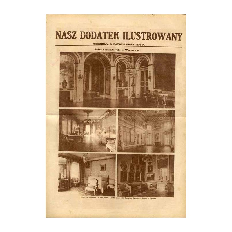 Nasz Dodatek Ilustrowany. (1926). (31 października 1926)