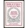 Katalog Biblioteki Narodowej w sześćdziesięciolecie serii 1919-1979