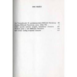 Katalog Biblioteki Narodowej w sześćdziesięciolecie serii 1919-1979