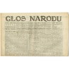 Głos Narodu. R.25 (1917). Nr 186 (8 sierpnia 1917). Wydanie poranne