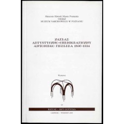 Zakład Artystyczno-Chemigraficzny Antoniego Fiedlera 1896-1934. [Wystawa 13, Ratusz - Sień Gotycka, czerwiec - wrzesień 2000]