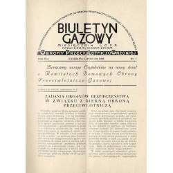Biuletyn Gazowy. Miesięcznik L.O.P.P. poświęcony zagadnieniom ochrony przeciwlotniczo-gazowej. R.5 (1934). Nr 7 (lipiec 1934) /