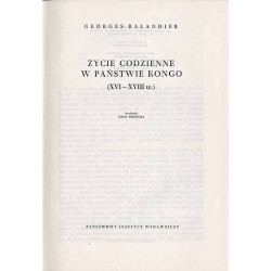 Życie codzienne w państwie Kongo (XVI - XVIII w.)