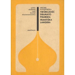 Twórczość dramatopisarska Františka Langera