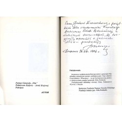 Nil, siedziałem z Tobą w jednej celi... Opowieść poetycka / dedykacja autora