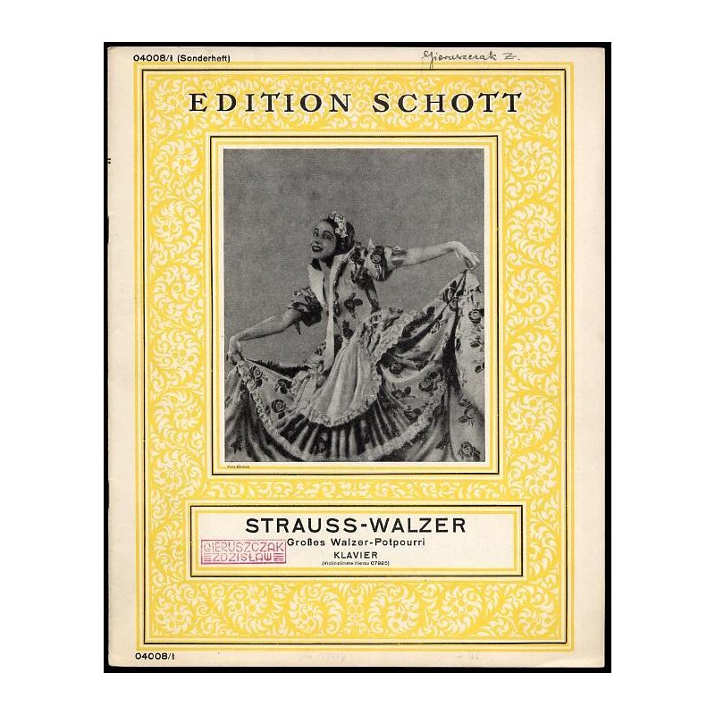 Strauss-Walzer. Großes Walzer-Potpourri Klavier