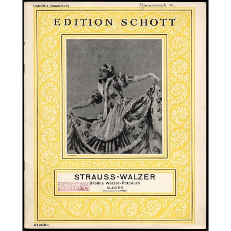 Strauss-Walzer. Großes Walzer-Potpourri Klavier