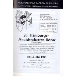 [Martin Bernhard] 39. Auktion Bildpostkarten und Randgebiete der Philatelie Photographica im Gewerkschaftshaus, 2000 Hamburg 1.