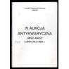 Lubelski Antykwariat Naukowy "Omega". IV Aukcja Antykwaryczna "Misz-Masz" Lublin 30.01.1993
