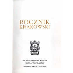 Rocznik Krakowski. T.49 (1978)