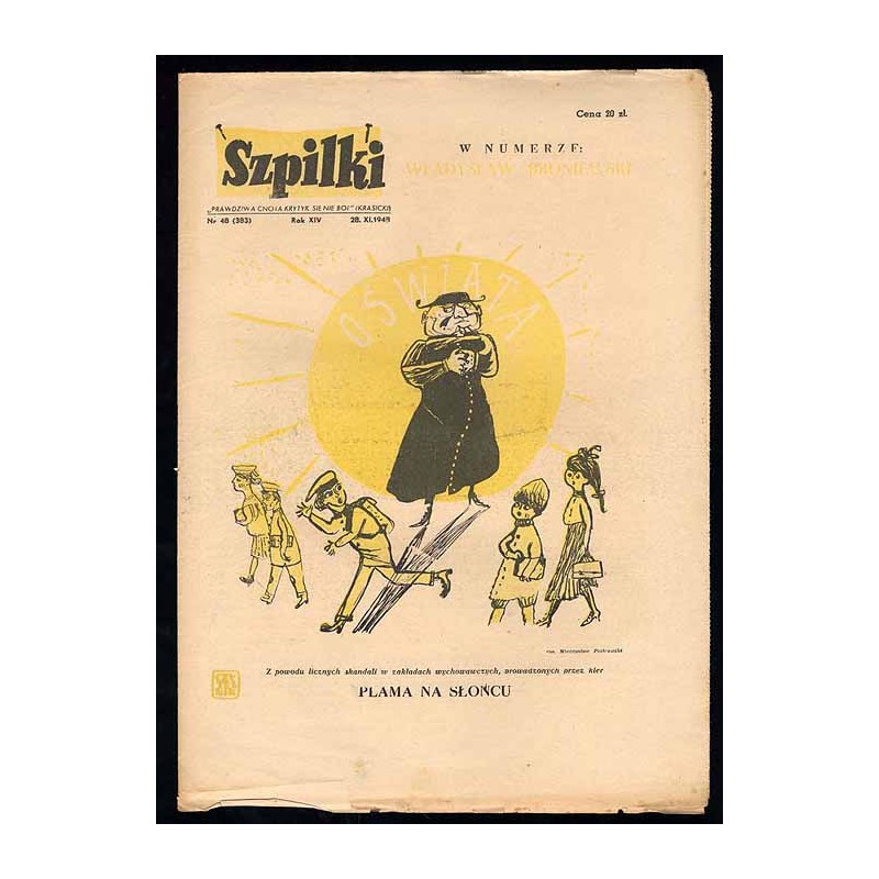Szpilki. R.14 (1948). Nr 48 (383) (28 listopada 1948)