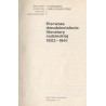 Pierwsze dwudziestolecie literatury radzieckiej 1922-1941