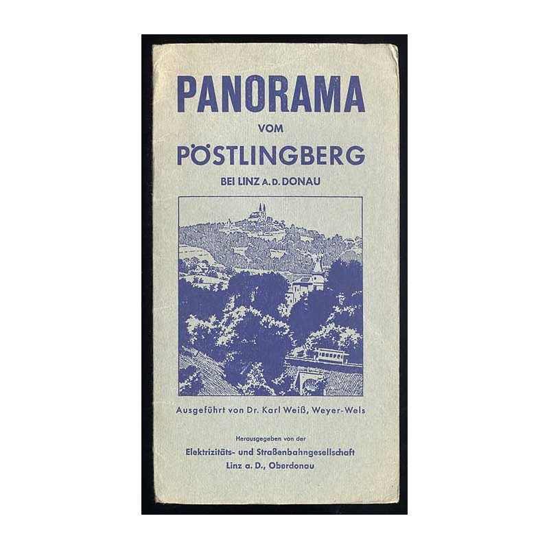 Panorama vom Pöstlingberg bei Linz a. d. Donau