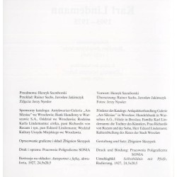 Karl Lindemann 1905-1975. Katalog wystawy "Burzliwe dwudziestolecie" (1925-1945). Katalog der Ausstellung "Zwanzing bewegte Jahr