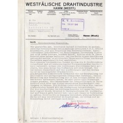 [Drahtseile für alle Verwendungszwecke]. Westfälische Drahtindustrie Hamm (Westf.) [Katalog wyrobów]
