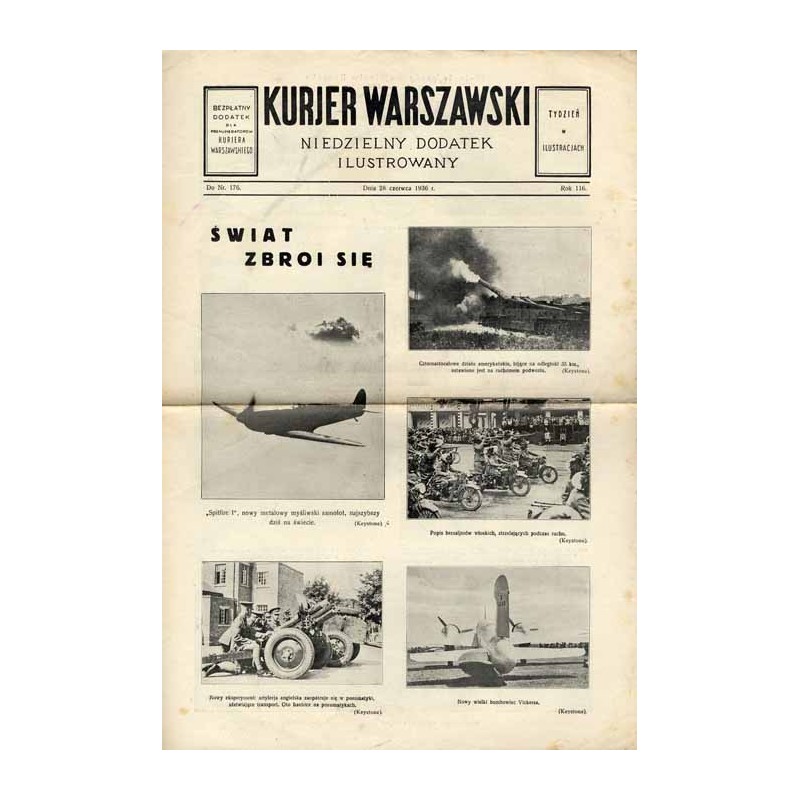 Kurjer Warszawski. Niedzielny dodatek ilustrowany. R.116 (1936). Nr 176 (28 czerwca 1936) / Wojciech Kossak