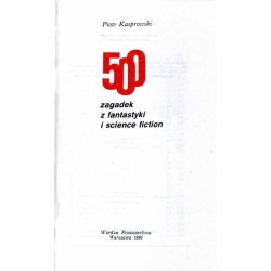 500 zagadek z fantastyki i science fiction