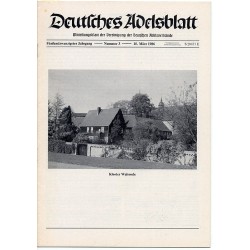 Deutsches Adelsblatt. 25. Jahrgang (1986). Nr 3 (15 III 1986) [Kloster Walsrode]