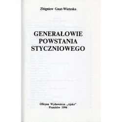Generałowie powstania styczniowego
