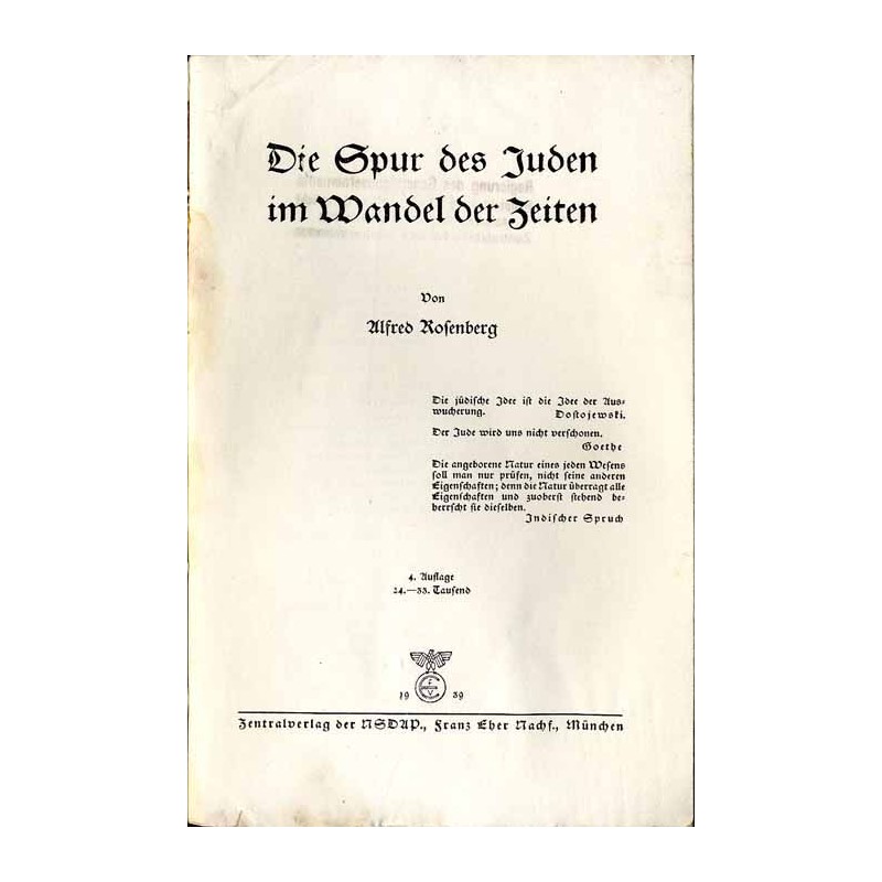 Die Spur des Juden im Wandel der Zeiten