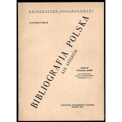 Bibliografia polska XIX stulecia. T.4: D - Dramat polski