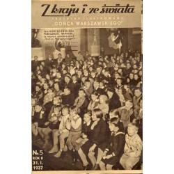 Z Kraju i ze Świata. Przegląd ilustrowany "Gońca Warszawskiego". R.2 (1937). Nr 5 (31 stycznia 1937)