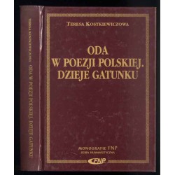 Oda w poezji polskiej. Dzieje gatunku