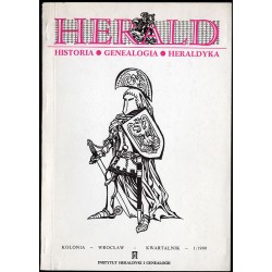 Herald. Historia. Genealogia. Heraldyka. Kwartalnik. (1990) Nr 1