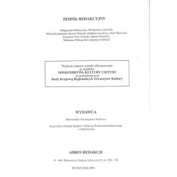 Białostocczyzna. Kwartalnik. 1996. Nr 1/41