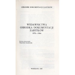 Wydawnictwa Ośrodka Dokumentacji Zabytków 1976-1984