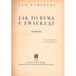 Jak to bywa u zwierząt