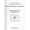 Bibliografia Dokumentów Kartograficznych. Nr 1 (2002)