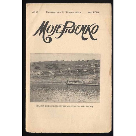 Moje Pisemko. R.27 (1929). Nr 39 (28 września 1929)