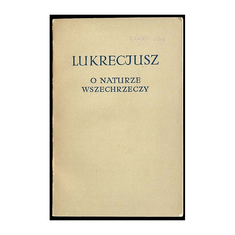 O naturze wszechrzeczy