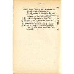 Prawidła pogody oparte na spostrzeżeniach meteorologicznych według zbioru prof. Michelsona i Ellemanna oraz instrukcji sieci met
