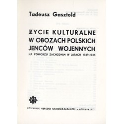 Życie kulturalne w obozach polskich jeńców wojennych na Pomorzu Zachodnim w latach 1939-1945