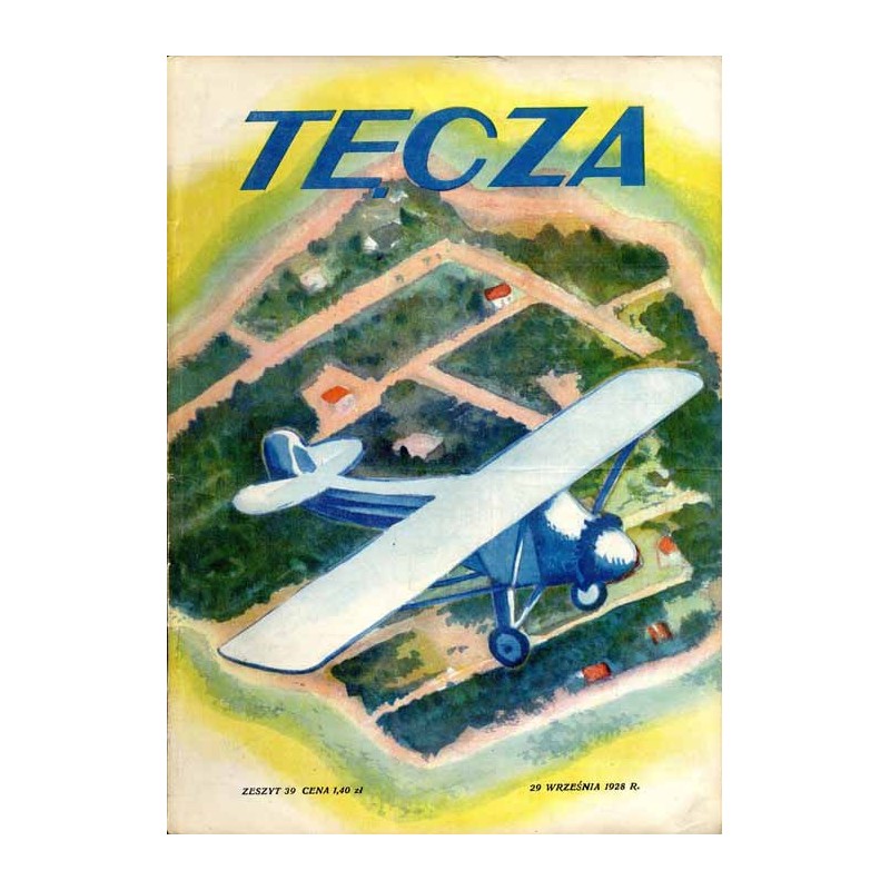 Tęcza. Ilustrowane pismo tygodniowe. R.2 (1928). Z. 39 (29 września 1928) / Zbigniew Pronaszko / Kazimierz Nitsch / rzeźbiarka H