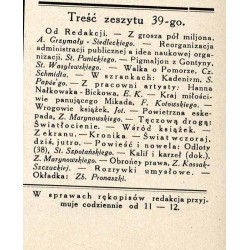 Tęcza. Ilustrowane pismo tygodniowe. R.2 (1928). Z. 39 (29 września 1928) / Zbigniew Pronaszko / Kazimierz Nitsch / rzeźbiarka H