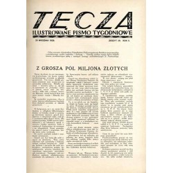Tęcza. Ilustrowane pismo tygodniowe. R.2 (1928). Z. 39 (29 września 1928) / Zbigniew Pronaszko / Kazimierz Nitsch / rzeźbiarka H