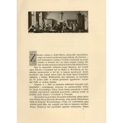 Wspomnienie 8 maja 1909 r. z klasztoru PP. Urszulanek w Krakowie