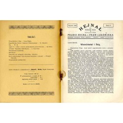 Hejnał nad Morzem Życia ze Szczytów Prawd Ducha i Praw Człowieka. Miesięcznik poświęcony wiedzy duchowej. (1929). Z. 8 (Sierpień